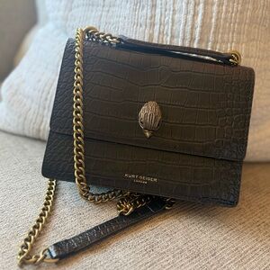 Kurt Geiger Shoreditch Croc Embossed Crossbody Bag